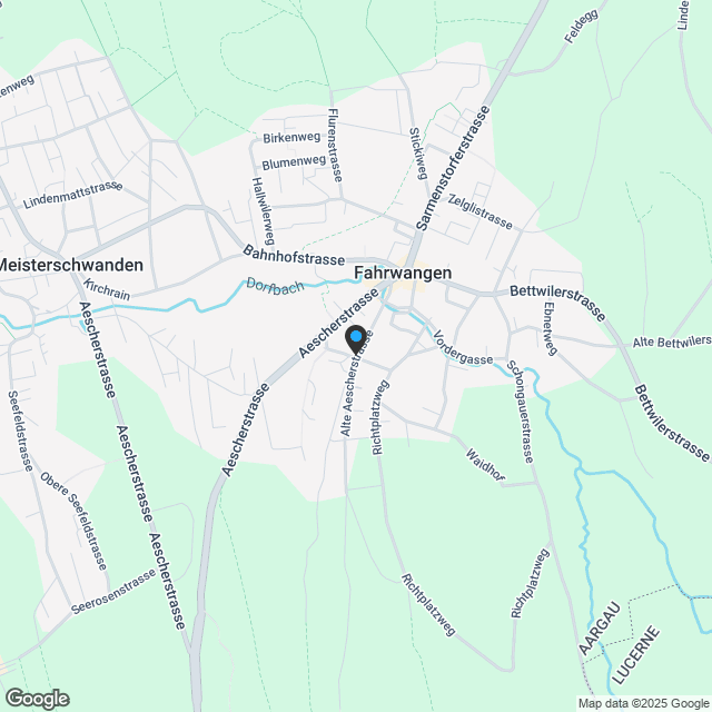 Wohnen zwischen See und Berg - «Triangel» Fahrwangen - Karte