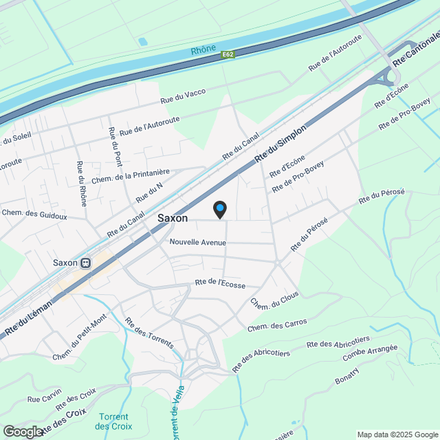 Charmantes 3,5 Zimmer neu im Stockwerk in Saxon! - Karte