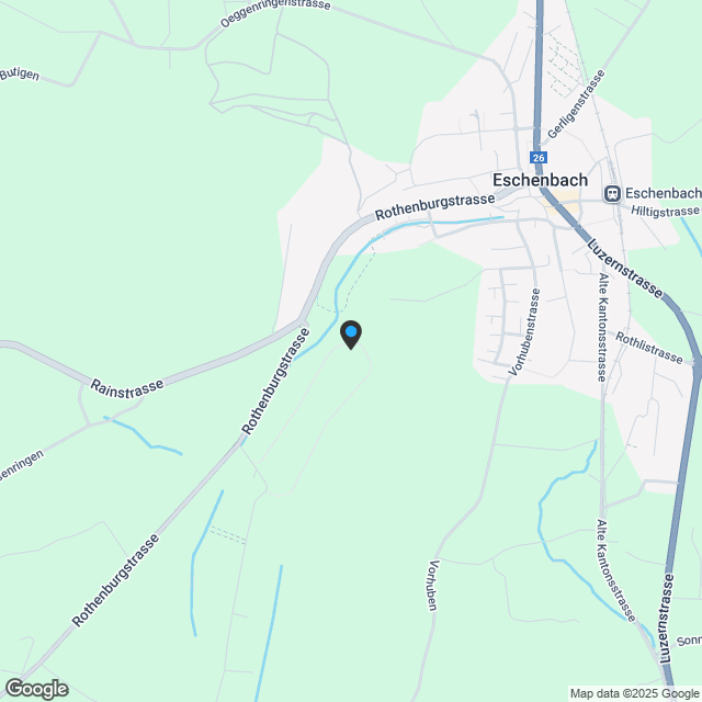 Neubau exklusive 4.5 - Zimmer-Erdgeschoss-Wohnung in Eschenbach LU - Karte