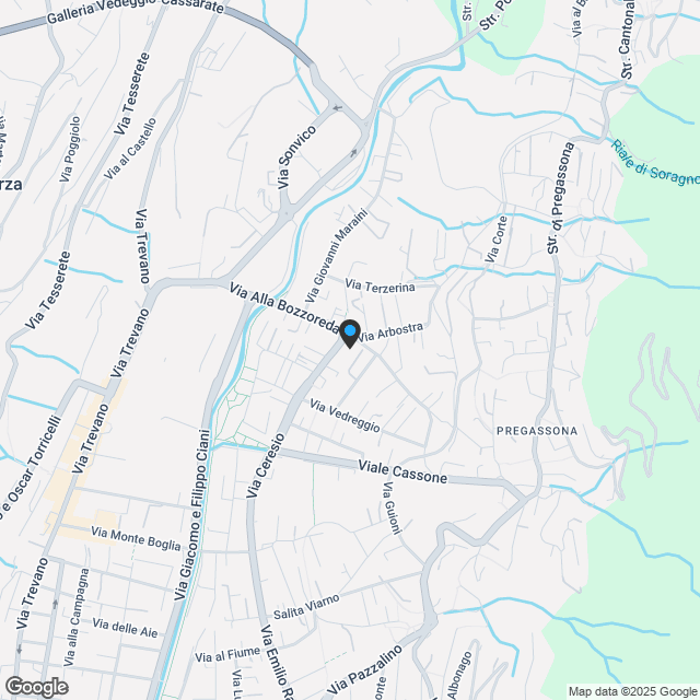 PREGASSONA – PARCO CERESIO, WOHNEN SIE MIT STIL UND KOMFORT (A.4.2 – B.4.2) - Karte
