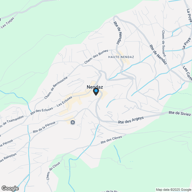 Stilvolle Wohnung in Haute-Nendaz - Karte