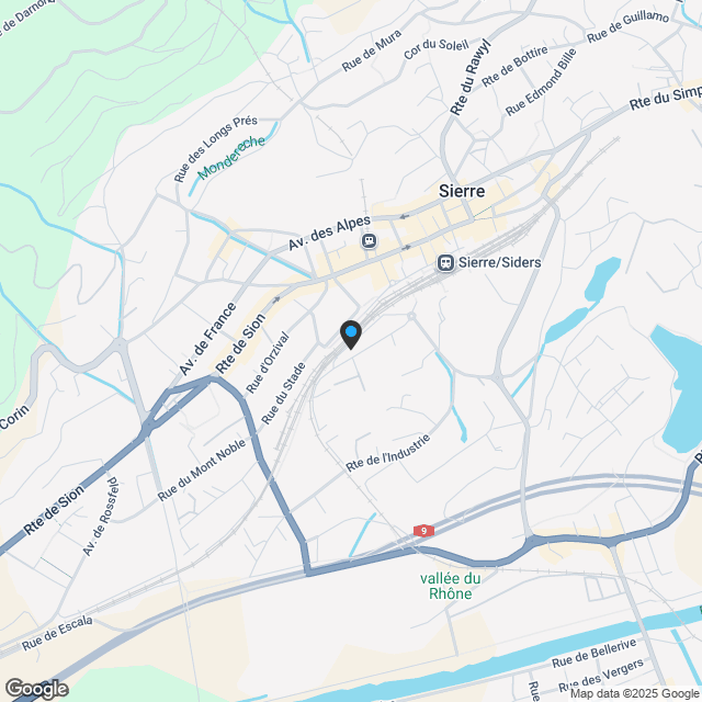 4.5-Zimmerwohnung in Sierre - Karte