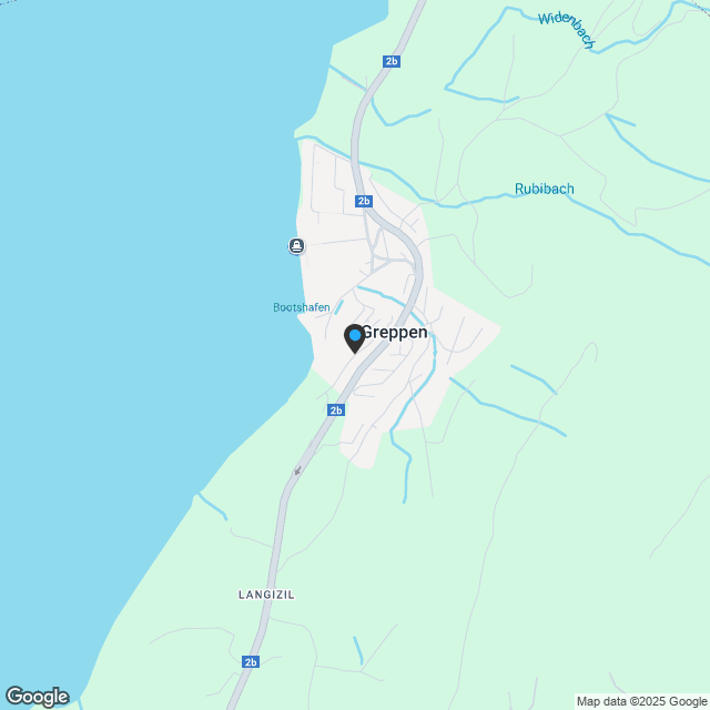 Gewerbehaus mit Seeblick und Wohnstudio - Karte