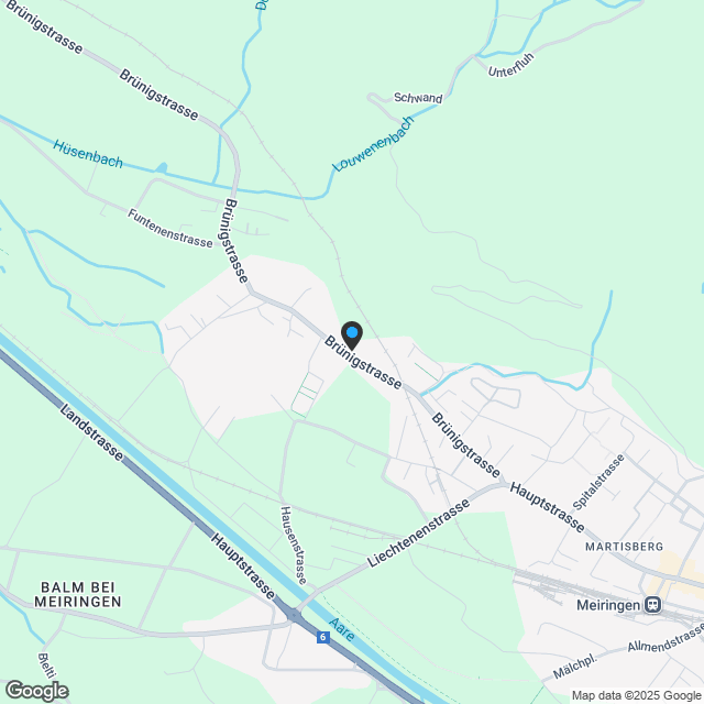 Moderne 5.5-Zimmer-Haushälfte in Meiringen mit herrlicher Aussicht - Karte