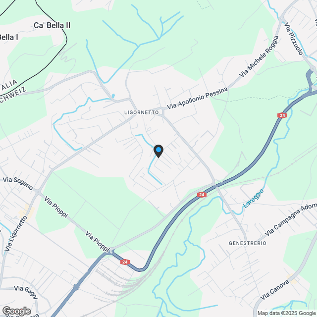 Neue Villa zur Verkauf in Ligornetto - Karte