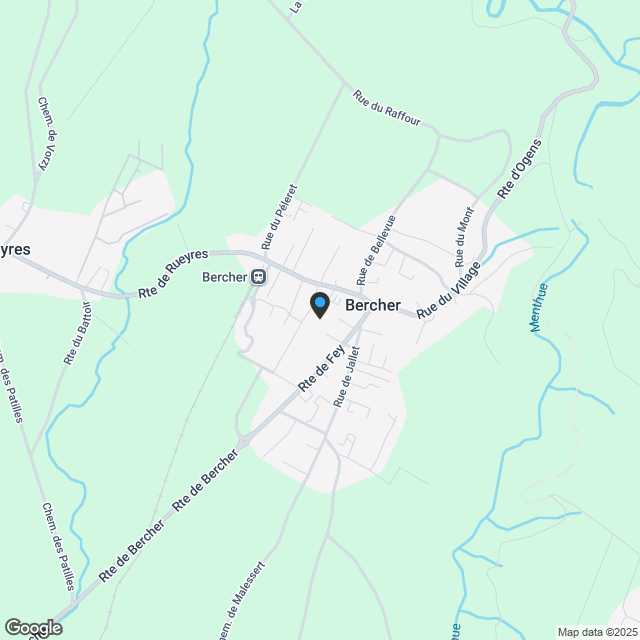 Verkauf nach Plänen in Rueyres: 2 Villen mit 6,5 Zimmern und 150 m2 Wohnfläche mit schöner Aussicht auf das Tal, 1 km von der Gare du Leb de Bercher entfernt - Karte