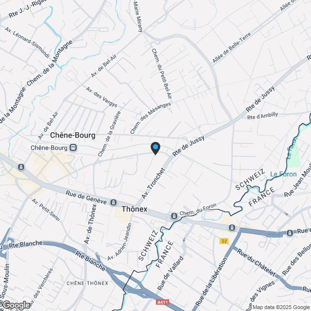 Superbe appartement attique de 4 pièces avec terrasse - Karte