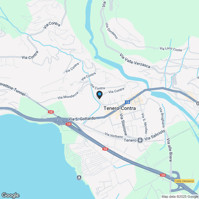 Wohnung mit 3.5 Zimmern und Garten in Tenero - Karte