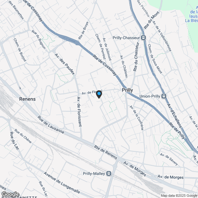 Studio au coeur de Prilly - Karte