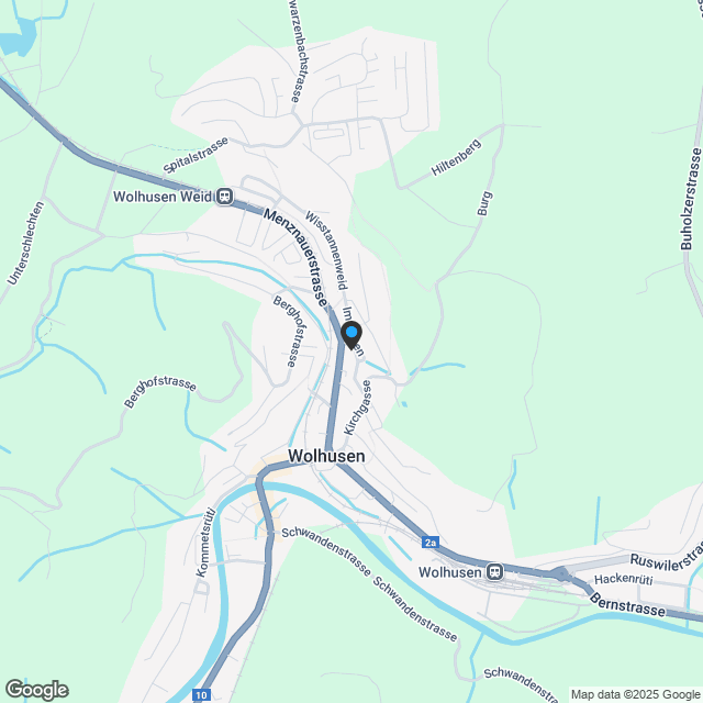 Zentral Wohnen in Wolhusen - Karte