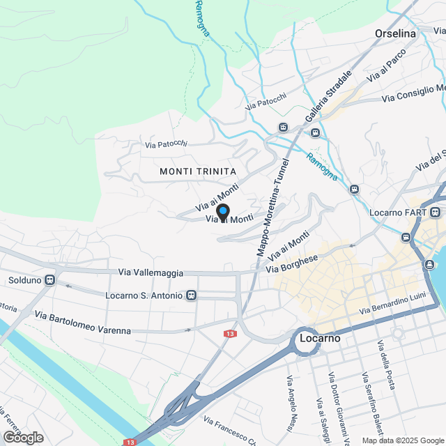 Penthouse Monti View 5 - Karte