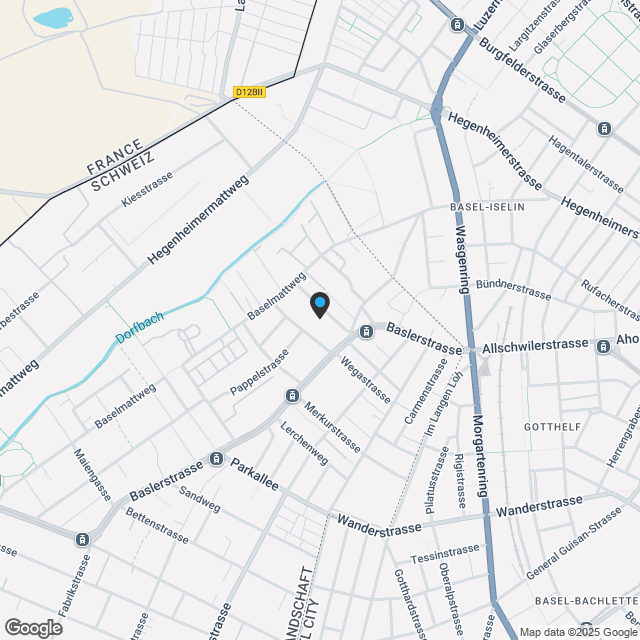 Ihr neues Zuhause im Zentrum von Allschwil - Karte