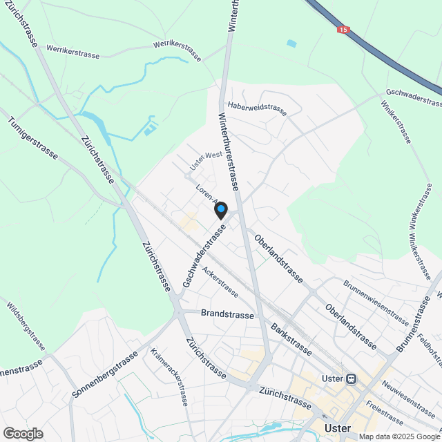 BAUSTART IST ERFOLGT - Wohnen über den Dächern von Uster - 2 1/2 Zimmer Attikawohnung - Karte