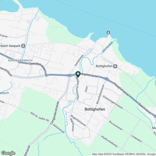 Neubauwohnung im Zentrum von Bottighofen - Karte