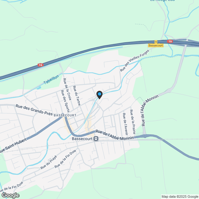 Schöne Reihenvilla mit 4,5 Zimmern in Bassecourt - Karte