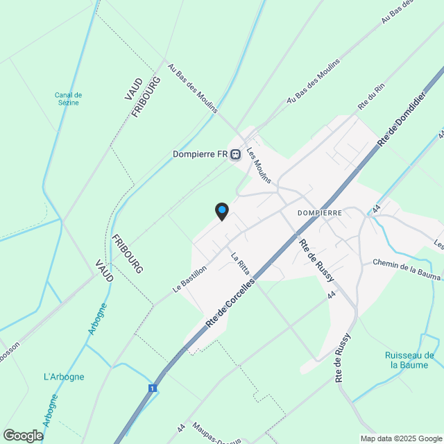 Doppelhaushälfte Domaine des Moulins - Karte