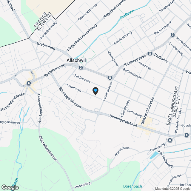 Neubau: 4.5-Zimmer-Maisonette-Gartenwohnung mit Atelier - The Letten - Karte