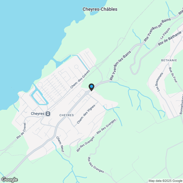 Cheyres, zu verkaufen, wunderschönes Attikawohnung von 190 m2 mit Blick auf den See! - Karte