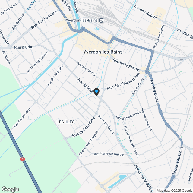 Wohnung 4.5 Zimmer in Yverdon-les-Bains - Karte