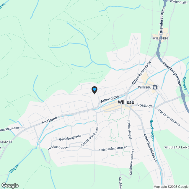 SCHÖN, RUHIG, ZENTRAL "GRÜENEGG WILLISAU - Karte