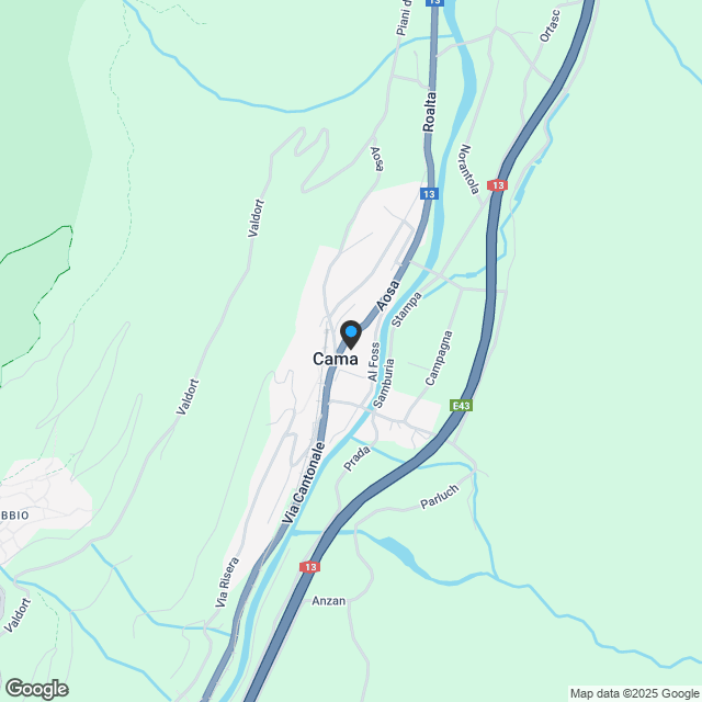 Residenz LEAA, letzte Wohnungen zur Miete in Cama GR! - Karte