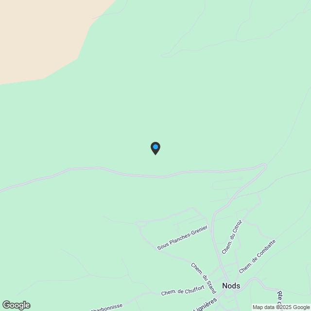 Verkauf des Grundstücks und der Baugenehmigung CHF 290'000CHF, oder des gesamten Projekts 895'000.00 CHF - Karte