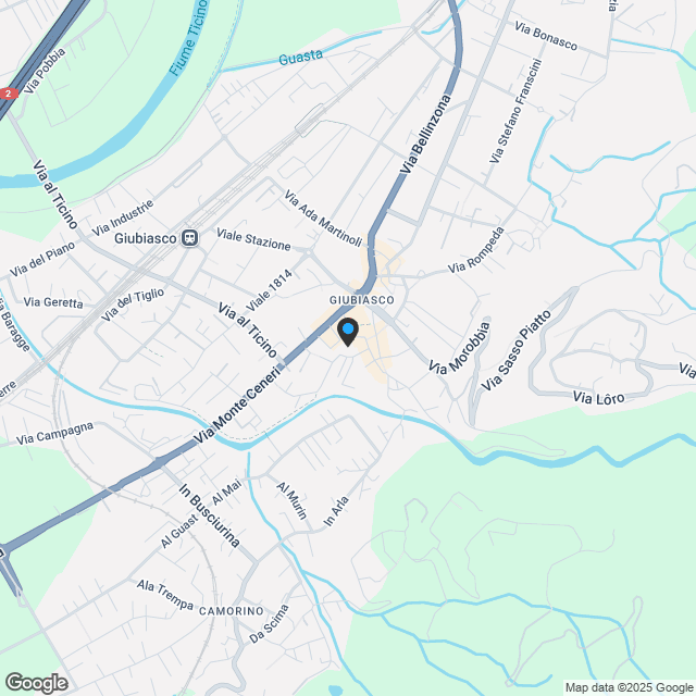 GIUBIASCO – DACHGESCHOSS 3.5 ZIMMER IN RESIDENZ PRON - Karte