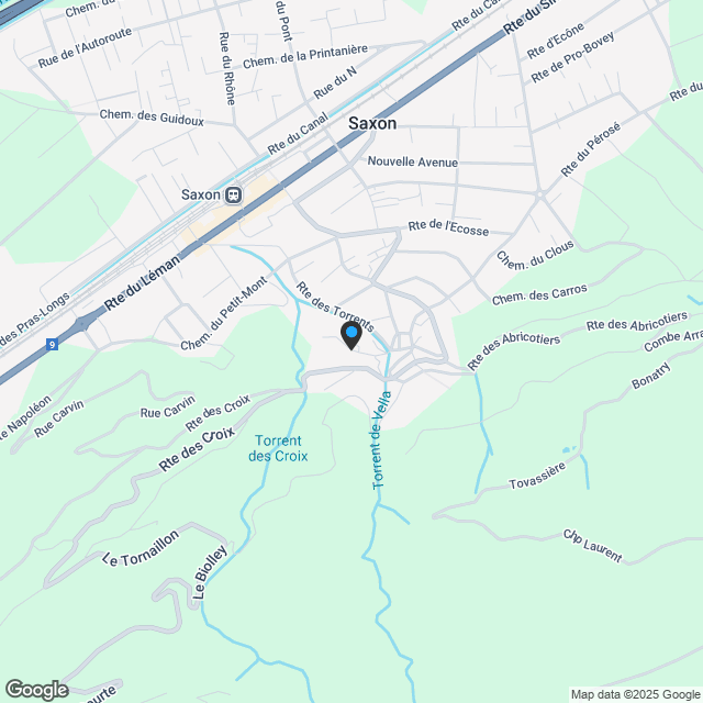 12 WOHNUNGEN ZU VERKAUFEN IN SAXON - Karte