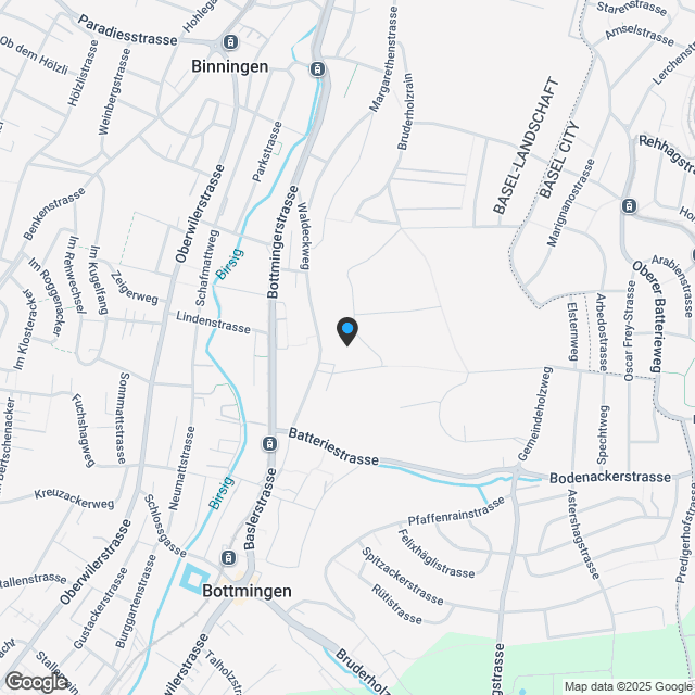 Exklusive, ruhige und moderne Geschosswohnung mit romantischem Balkon und Waldsicht - W7 - Karte