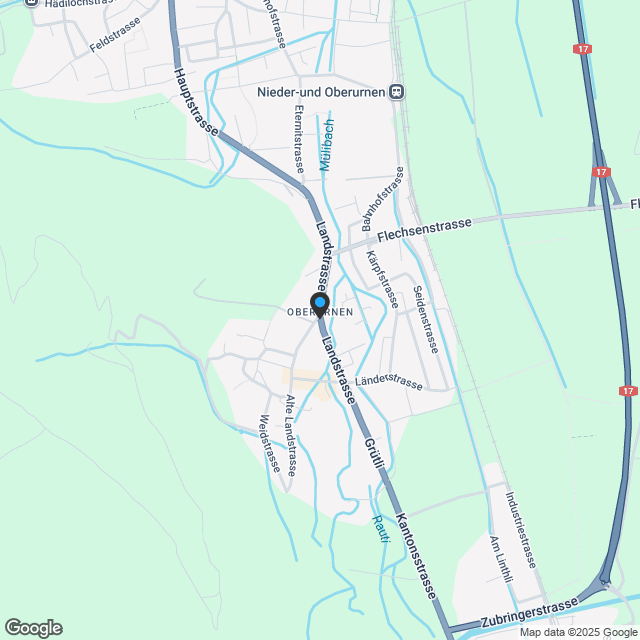 Neubau: 2.5-Zimmerwohnung in Oberurnen - Karte
