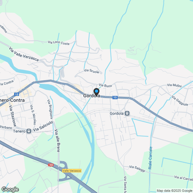 Neubauprojekt Gordola / Progetto di nuova costruzione a Gordola - Karte