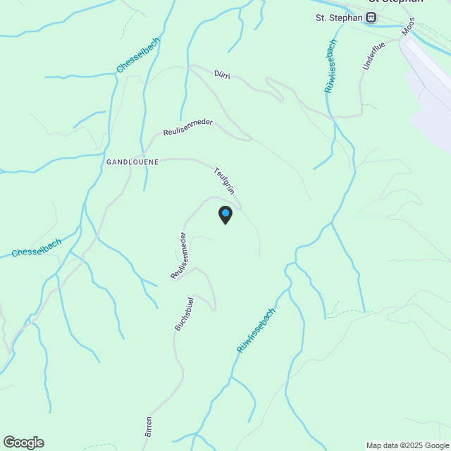 Neubau 5½-Zimmer Einfamilienhaus angrenzend an die Landwirtschaftszone - Karte