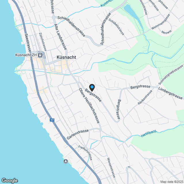 Gelegenheit mit Seltenheitswert: 525 m2 grosses Grundstück mit Seesicht und Zentrumsnähe! - Karte