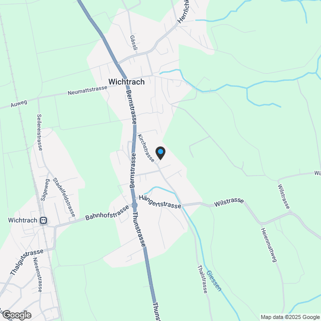 Neubau "Underi Au" Wichtrach 2.5 Zimmer Attikawohnung - Karte