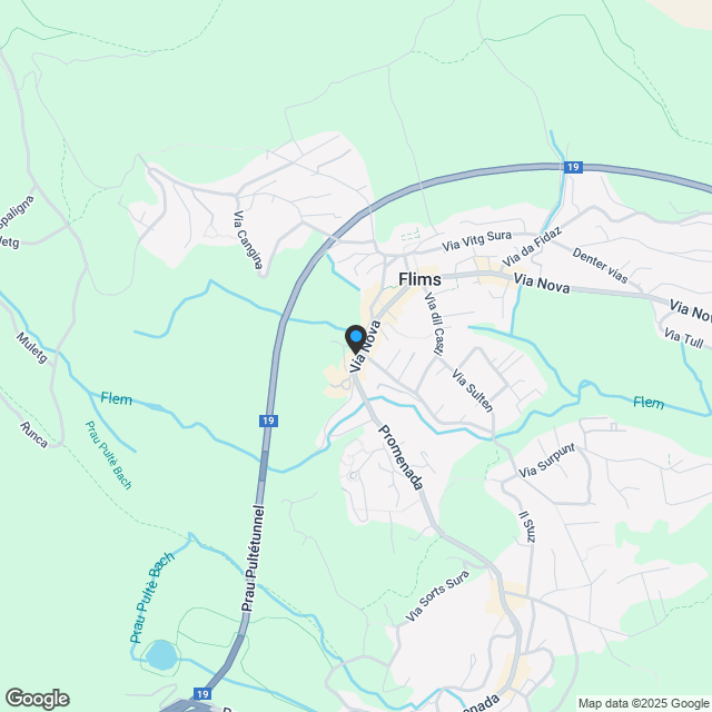 LETZTE CHANCE! Bewirtschaftete Wohnung an der besten Lage, direkt bei den Bergbahnen Flims! - Karte