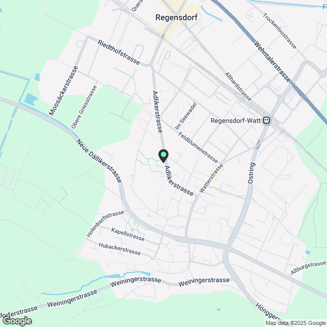 3,5-Zimmer-Wohnung zentral in Regensdorf - Karte