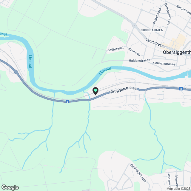 EXKLUSIVE ATTIKAWOHNUNG IN BADEN - NUR 30 MINUTEN BIS HB-ZÜRICH - Karte