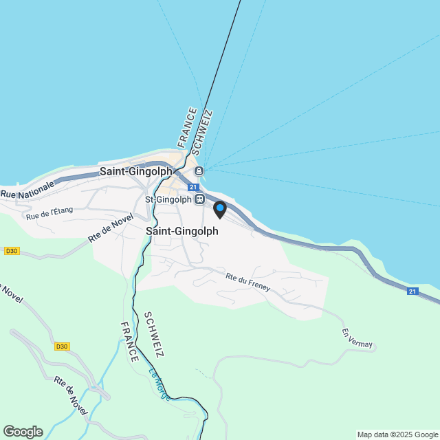 Zwei Schritte vom See entfernt: Neues Reihenhaus mit 5,5 Zimmern und Blick auf den Genfersee! - Karte
