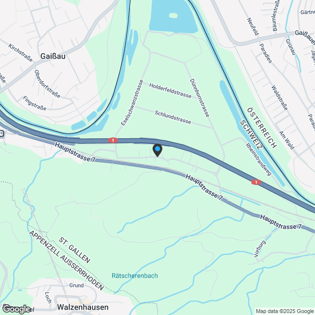 5.5 Zimmer Reihenhaus, St. Margrethen SG - Karte
