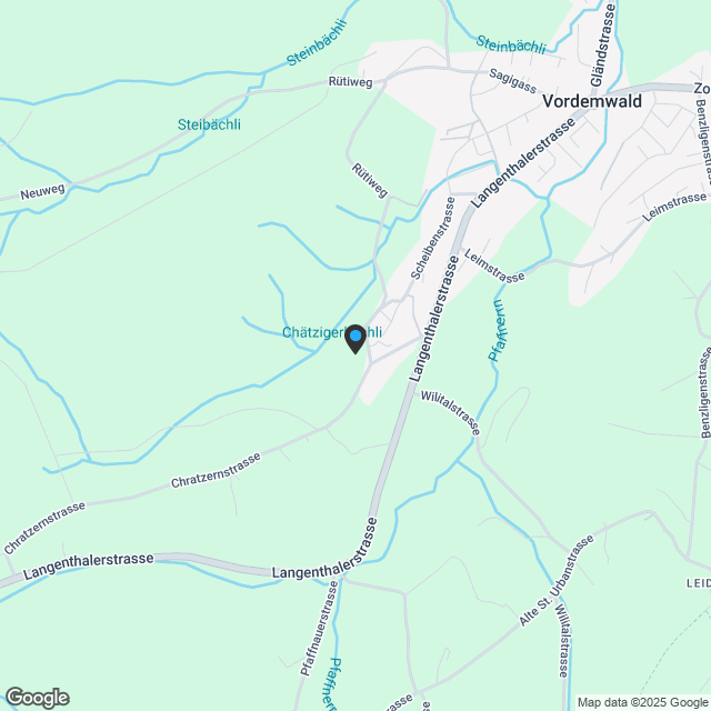 Neubau Einfamilienhaus - Obstgarten Vordemwald - Karte