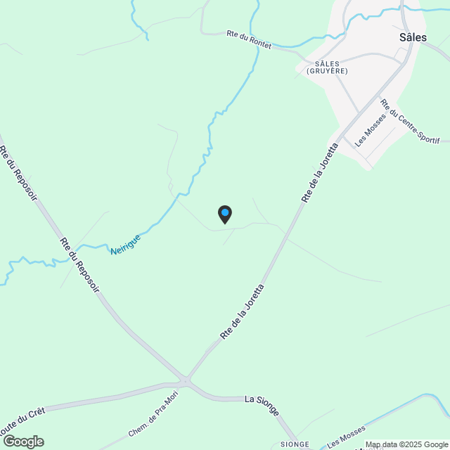 6 Villas jumelées neuves de 5.5 pces à Sâles - Karte