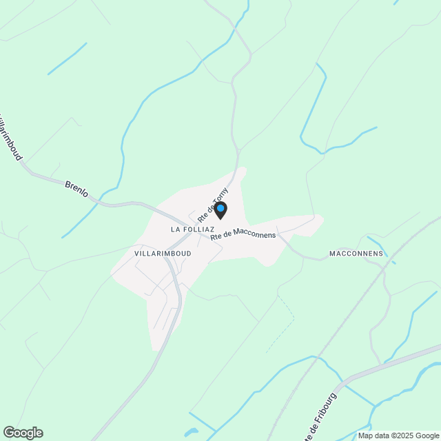 Neues Projekt von 2 Doppelhäusern, 10 Minuten von Romont entfernt - Karte