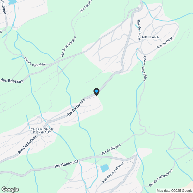 Prächtige 4,5-Zimmer-Wohnung in Crans-Montana - Karte