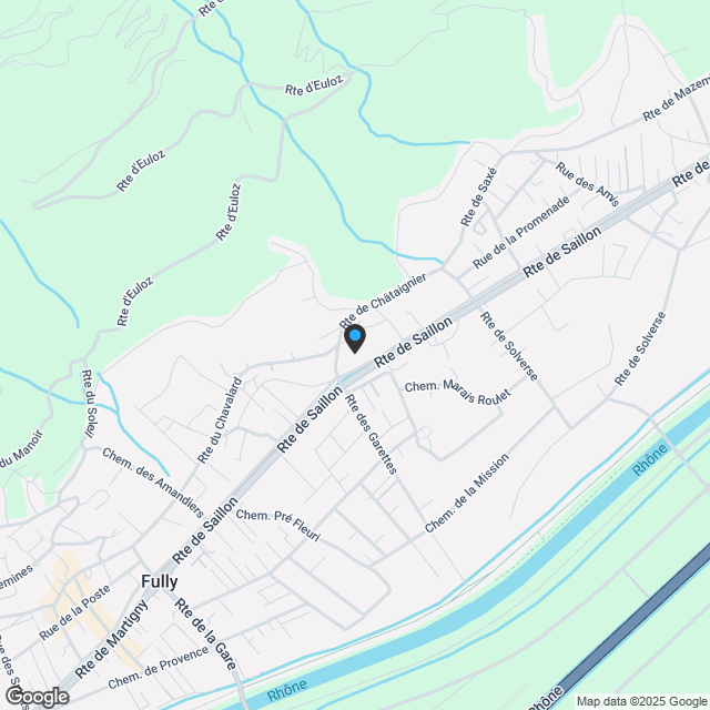 Appartement 4.5 pièces à Fully - Karte