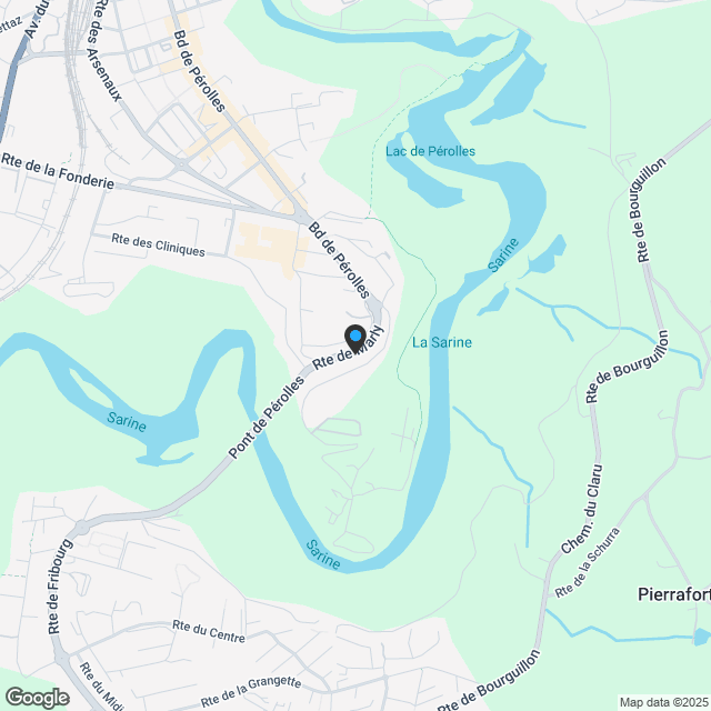 Zweieinhalb-Zimmer-Wohnung mit privatem Garten, Freiburg - Karte
