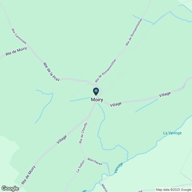 Grosse Dachgeschosslofts im Herzen von Moiry - Karte