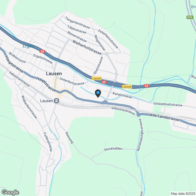 Tauschimmobilie Neubau Einfamilienhaus mit 5.5 Zimmern in Lausen - Modernes Wohnen nahe Natur - Karte