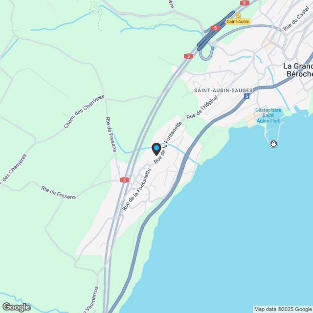 St-Aubin-Sauges - Superbes 3,5-Zimmer-Wohnung - Karte