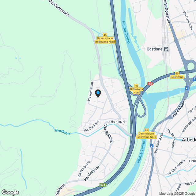 Residenz Monte Gaggio - Wohnung 2,5 Zimmer, Attika - B 17 - Karte