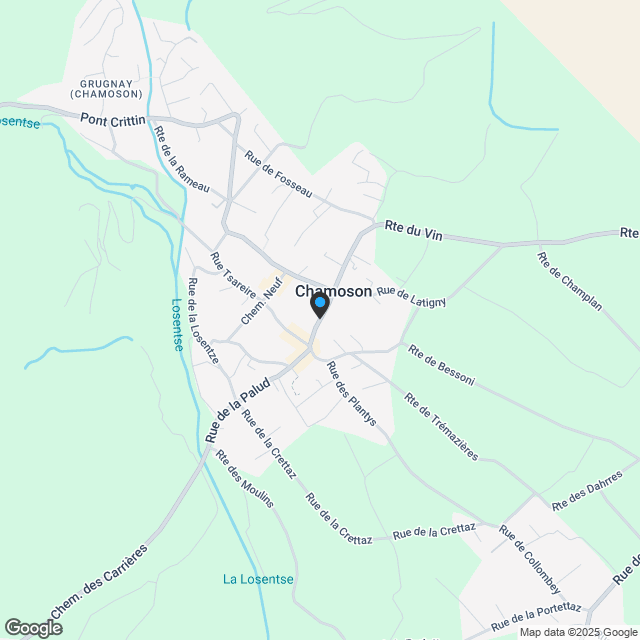 Appartement 3.5 pièces à Chamoson - Karte